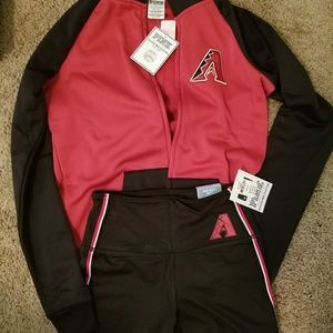 VS PINK ARIZONA D-BACKS SWEAT SUIT
